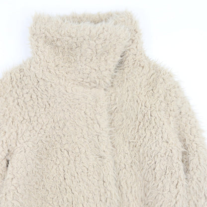 Primark Womens Beige   Kimono Coatigan Size 10