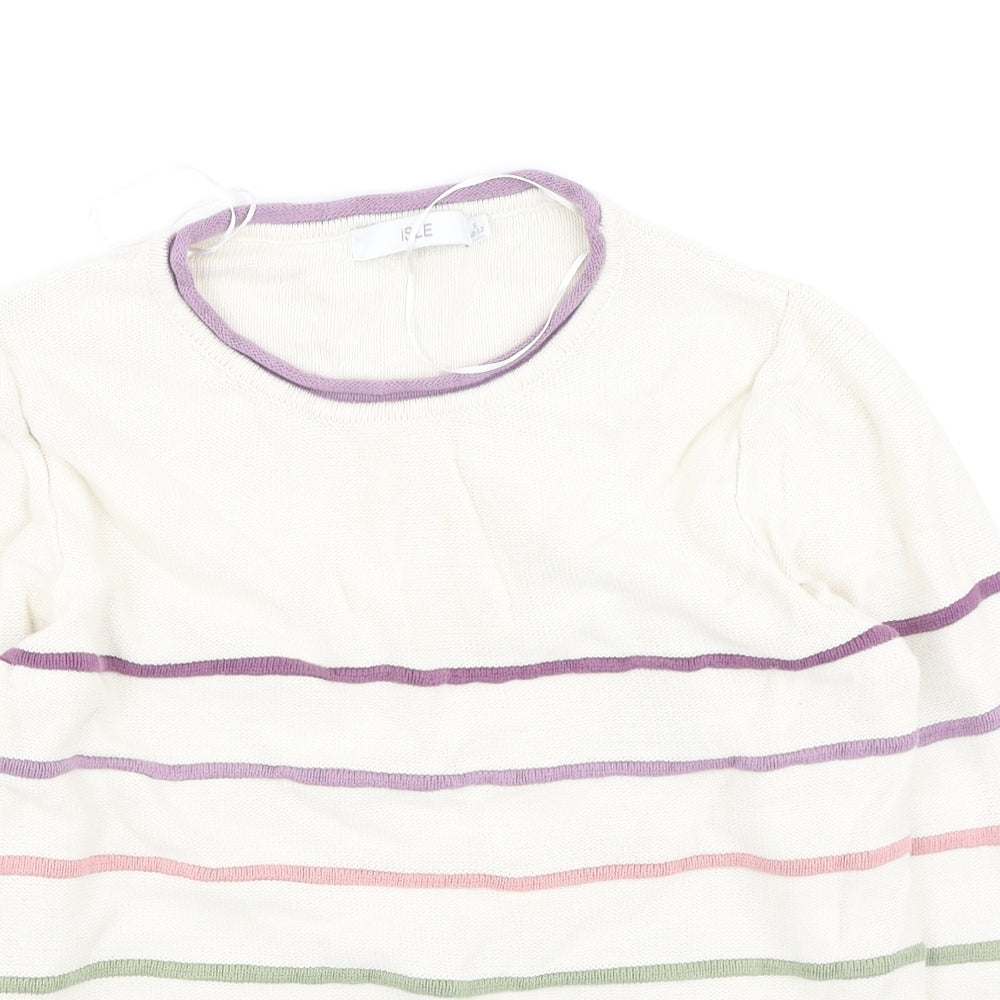 Womens UK Size S isle Multicoloured Pullover Jumper