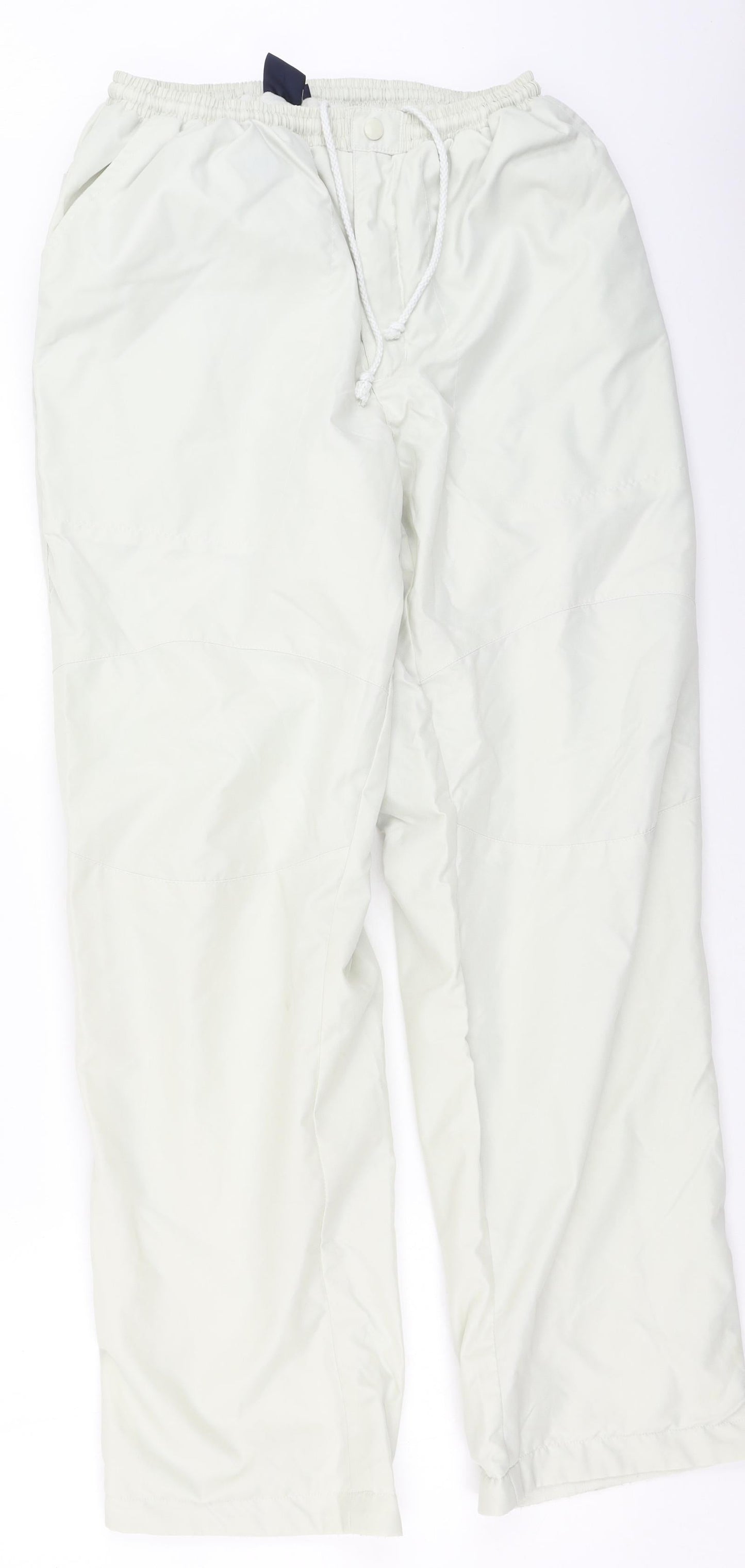 Cotton Traders Womens Beige  Polyester Trousers  Size M L32 in Regular