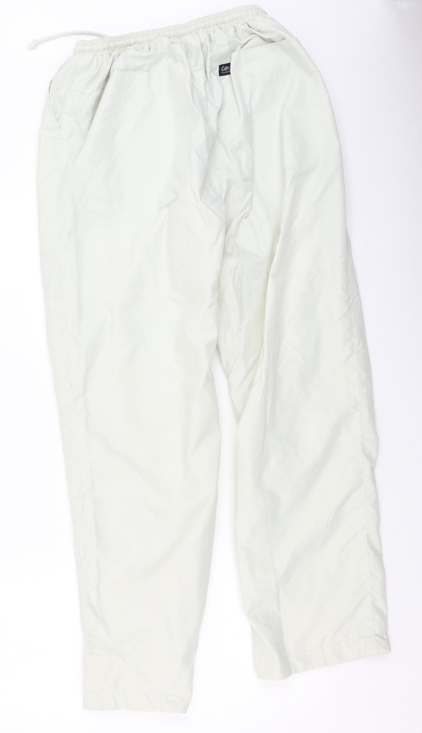 Cotton Traders Womens Beige  Polyester Trousers  Size M L32 in Regular