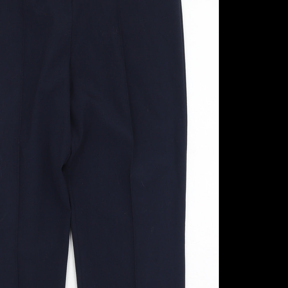 Womens UK Size 12 Preworn Regular Fit  Blue Trousers