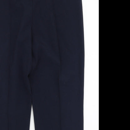 Womens UK Size 12 Preworn Regular Fit  Blue Trousers