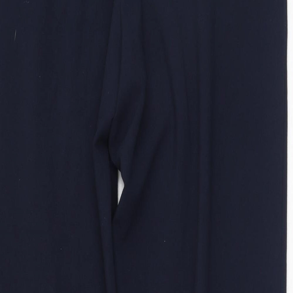 Womens UK Size 12 Preworn Regular Fit  Blue Trousers