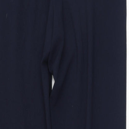 Womens UK Size 12 Preworn Regular Fit  Blue Trousers