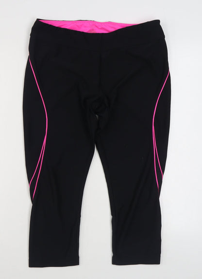 Walmart Womens Black  Polyester Jogger Leggings Size L L26 in