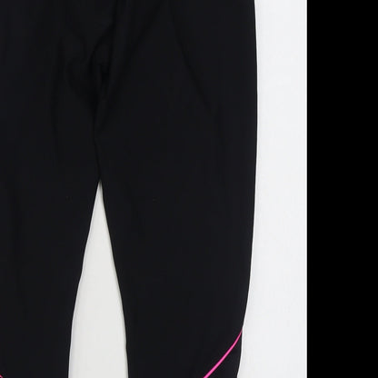 Walmart Womens Black  Polyester Jogger Leggings Size L L26 in