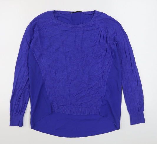 Womens UK Size S Oasis Blue Pullover Jumper