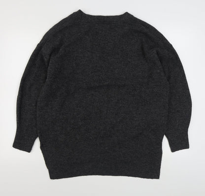 Womens UK Size S H&M Grey Pullover Jumper