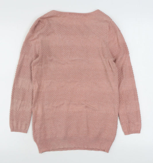 Womens UK Size 8 Warehouse Pink Pullover Jumper