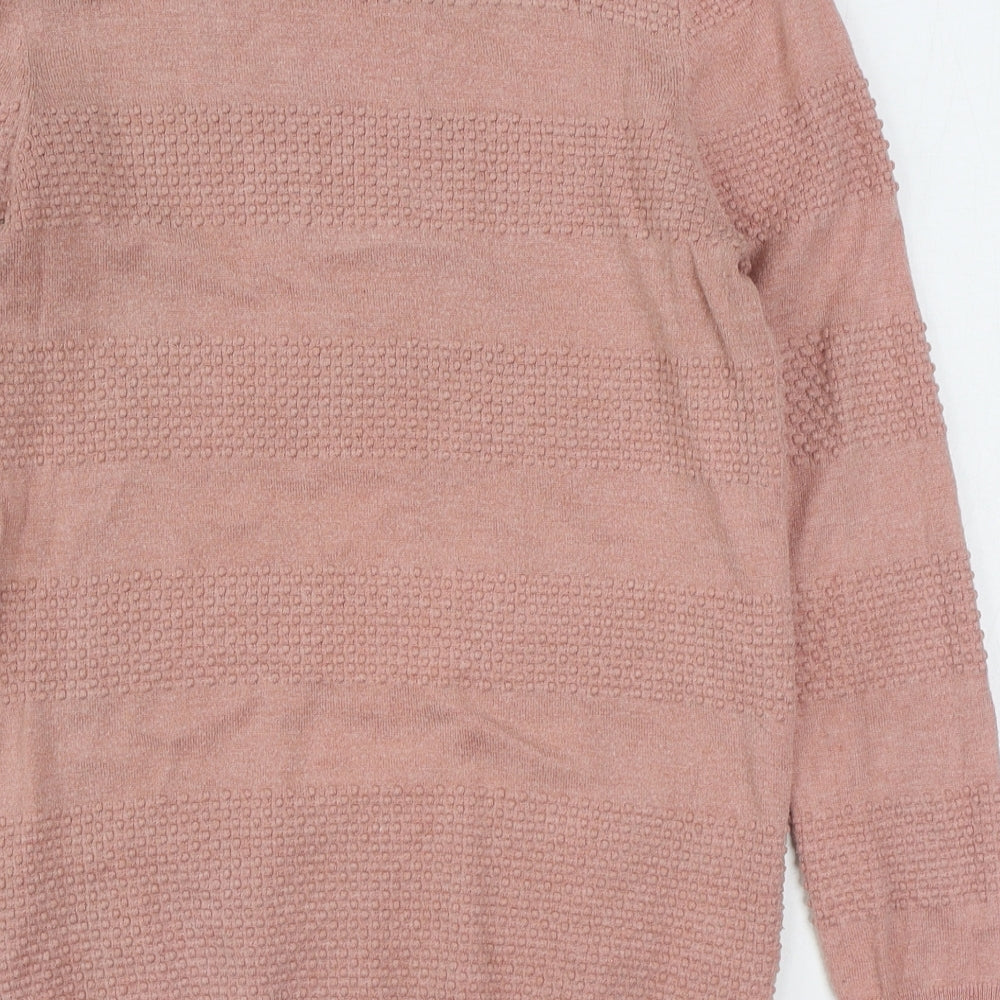 Womens UK Size 8 Warehouse Pink Pullover Jumper