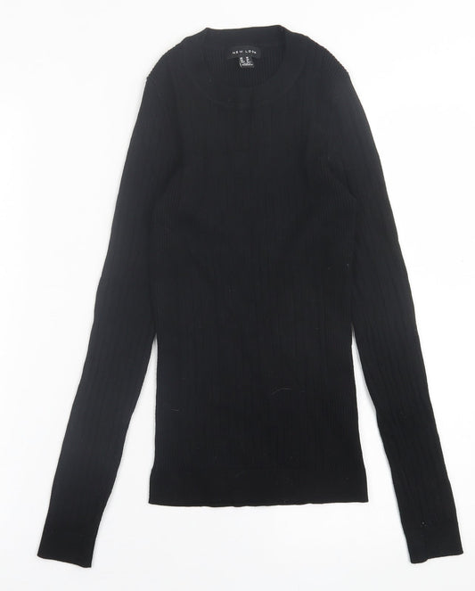 Womens UK Size 10 New Look Black Pullover Jumper