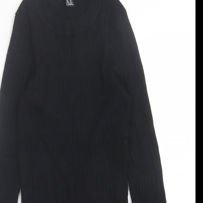 Womens UK Size 10 New Look Black Pullover Jumper