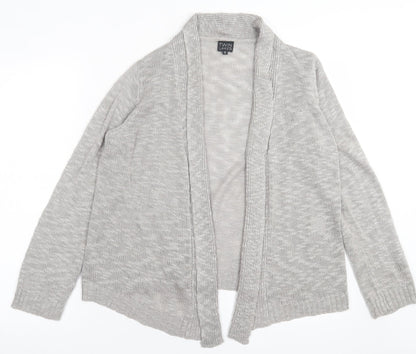 twin lakes Womens Grey V-Neck  Acrylic Cardigan Jumper Size S