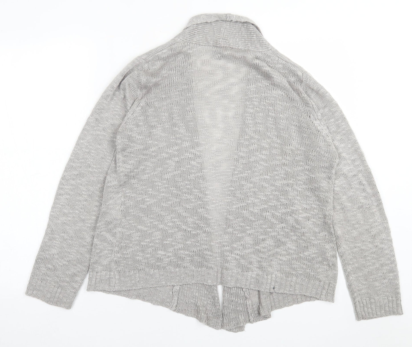 twin lakes Womens Grey V-Neck  Acrylic Cardigan Jumper Size S