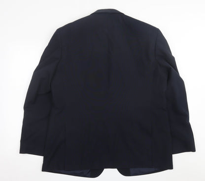 Mens UK Size 44 Racing Green Regular Blue Suit Jacket