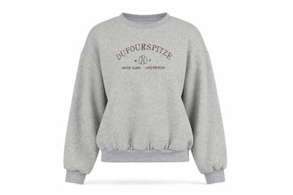 SheIn Womens Grey  Polyester Henley Sweatshirt Size S