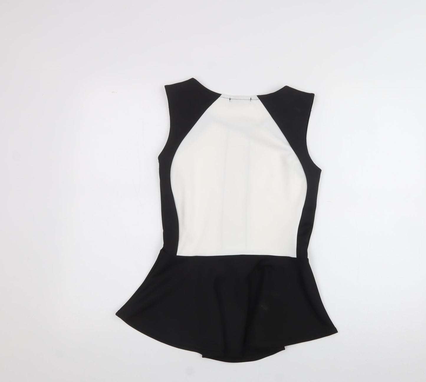 Womens UK Size 10 Exhibit Black Basic T-Shirt