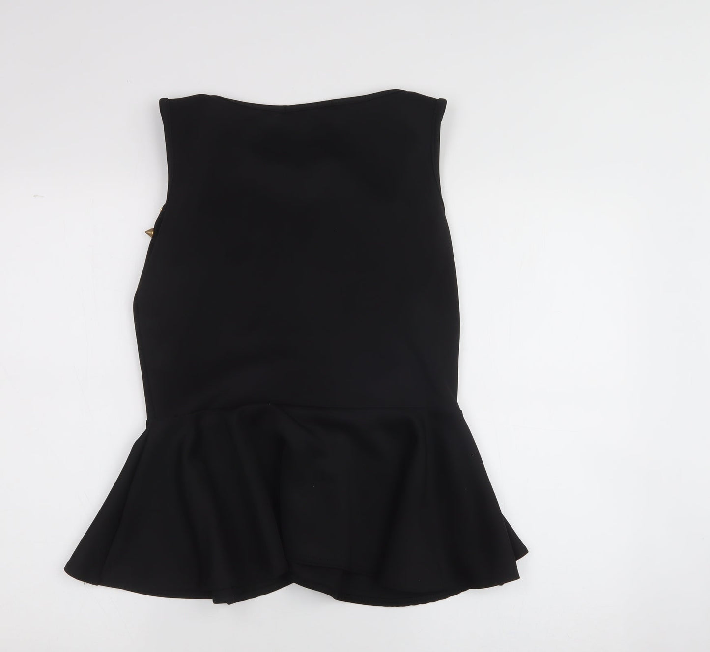 body casual  Womens Black  Polyester Skater Dress  Size S  Crew Neck
