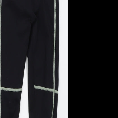 Dunnes Girls Black  Polyester Carrot Trousers Size 8-9 Years  Regular  - Better Faster Stronger
