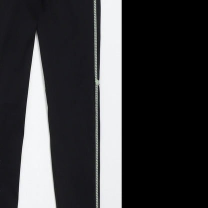 Dunnes Girls Black  Polyester Carrot Trousers Size 8-9 Years  Regular  - Better Faster Stronger