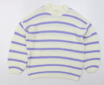 Womens UK Size 6 In the Style White Pullover Jumper