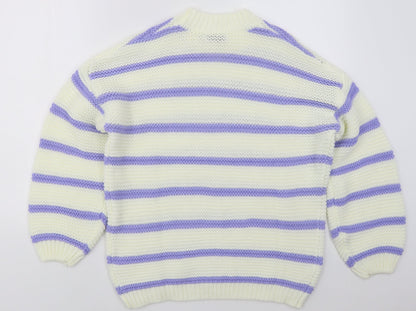 Womens UK Size 6 In the Style White Pullover Jumper