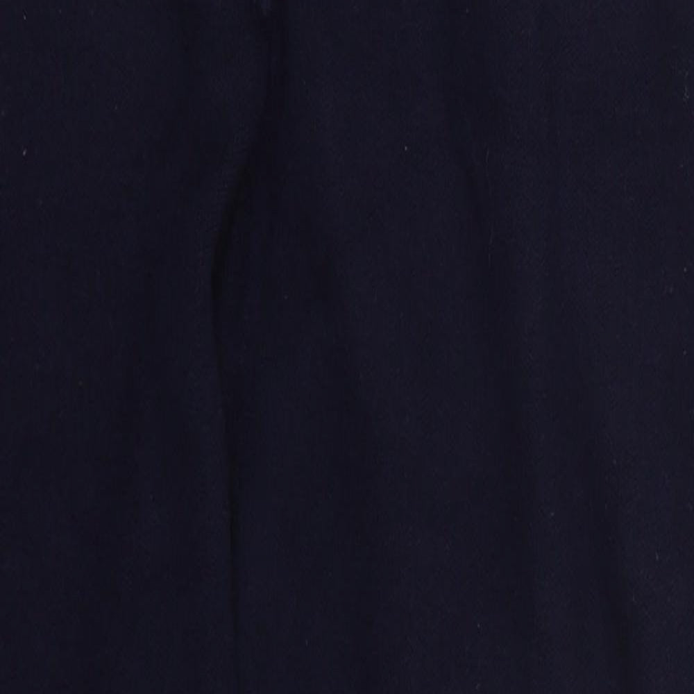 Womens UK Size M Zara Regular Fit Sweatpants Blue Trousers
