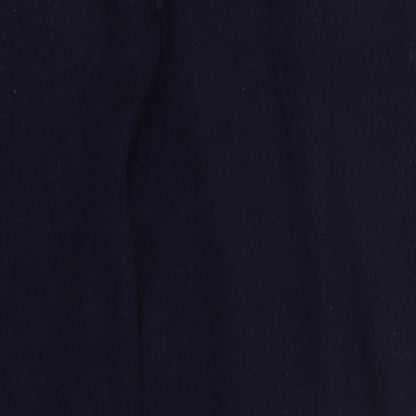 Womens UK Size M Zara Regular Fit Sweatpants Blue Trousers
