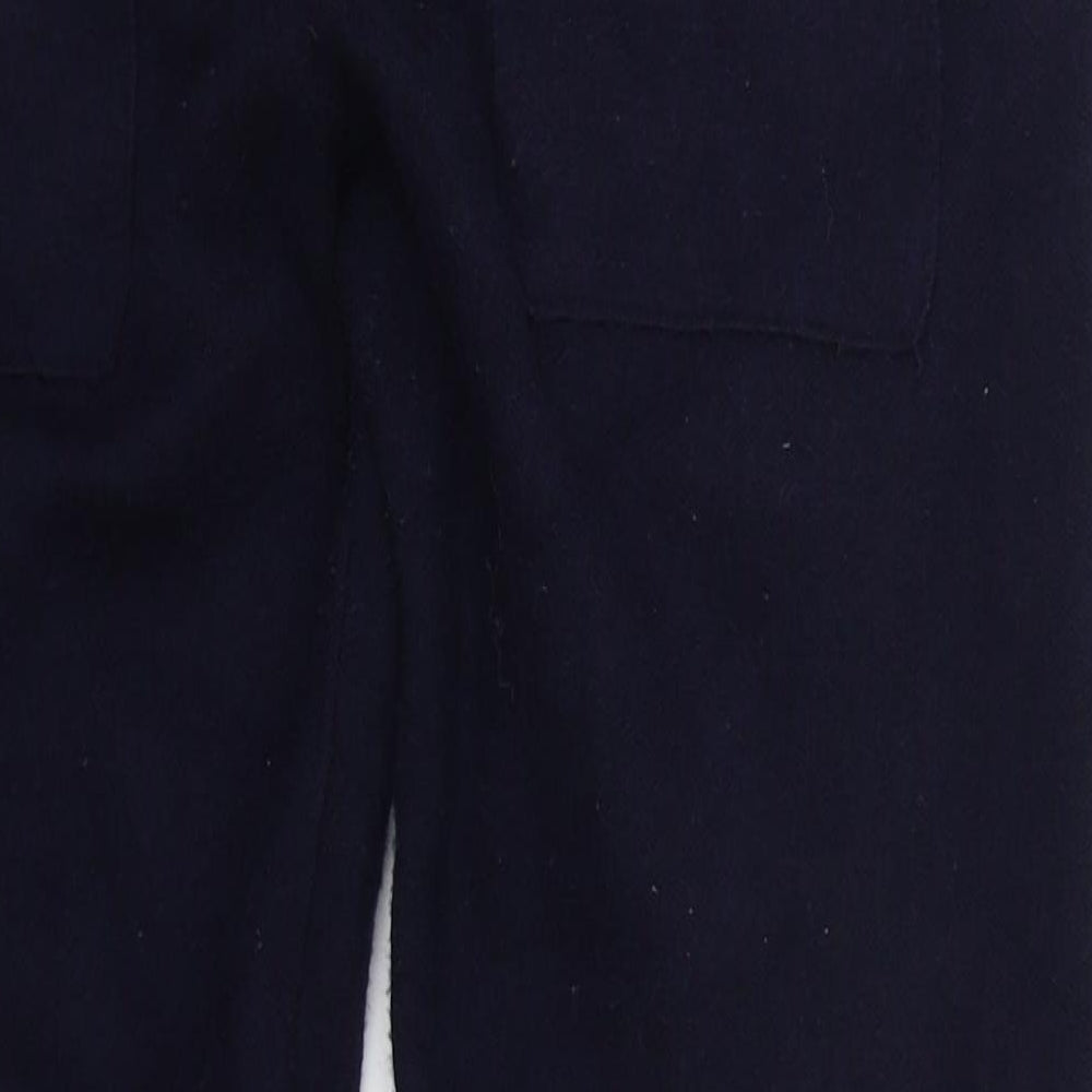 Womens UK Size M Zara Regular Fit Sweatpants Blue Trousers