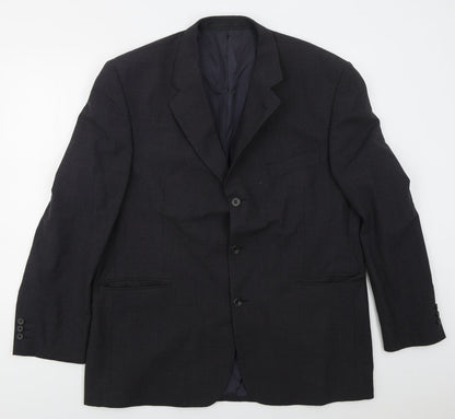 Mens UK Size 46 Label Regular Grey Suit Jacket