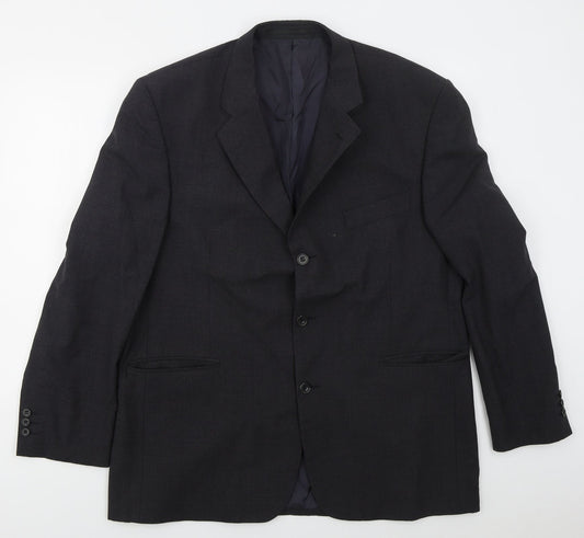 Mens UK Size 46 Label Regular Grey Suit Jacket
