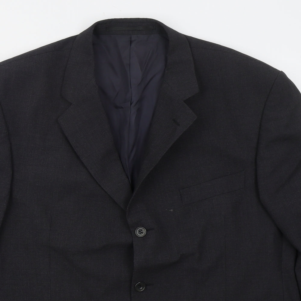 Mens UK Size 46 Label Regular Grey Suit Jacket