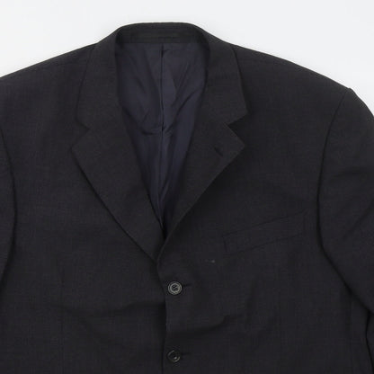 Mens UK Size 46 Label Regular Grey Suit Jacket