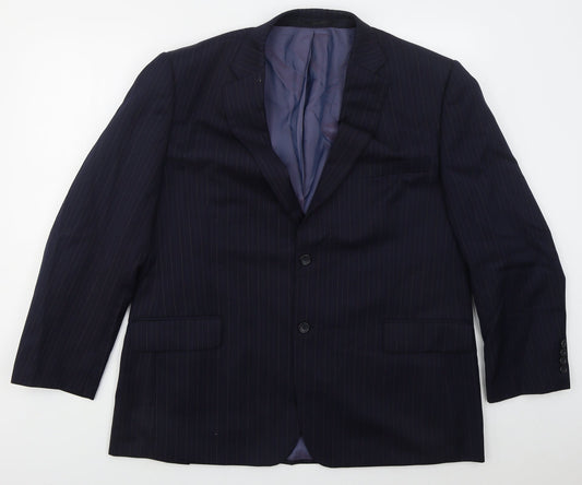 Mens UK Size 46 Brook Taverner Regular Blue Suit Jacket