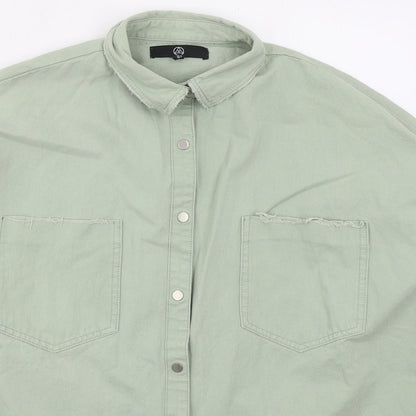 Womens UK Size 6 Missguided Green Jacket