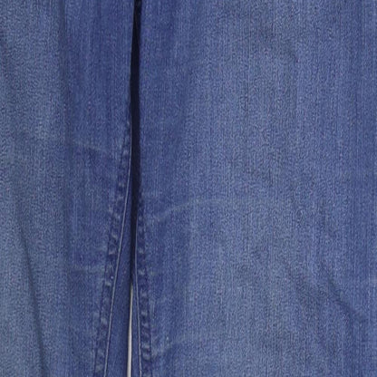 H&M Womens Blue  Cotton Jegging Jeans Size 8 L29 in Regular