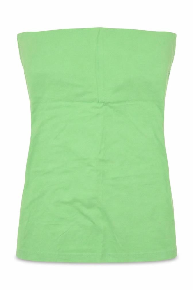 Womens UK Size 10 Topshop Green Basic T-Shirt