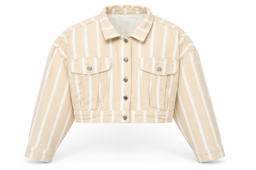 Womens UK Size 8 Missguided Beige Jacket