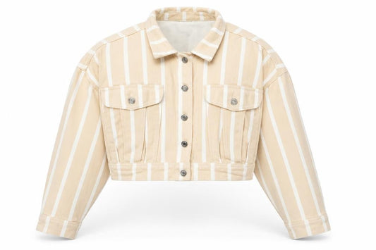 Womens UK Size 8 Missguided Beige Jacket