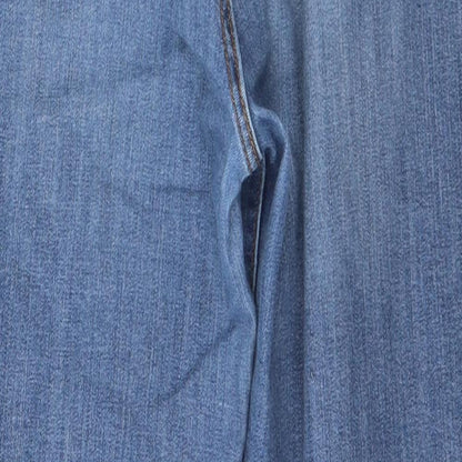 Gap Womens Blue  Cotton Skinny Jeans Size 30 L30 in Regular Zip