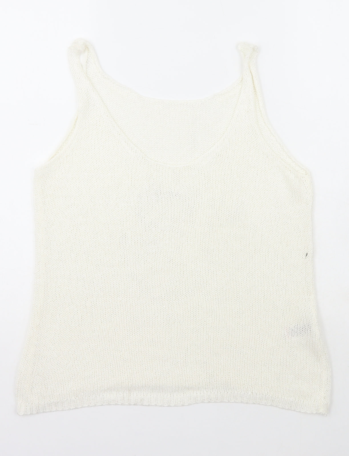 Womens UK Size 12 NEXT Ivory Basic T-Shirt