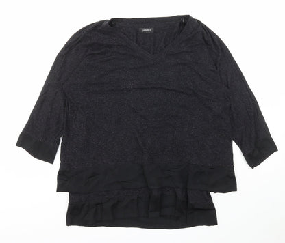 Womens UK Size 12 POMODORO Grey Pullover Jumper