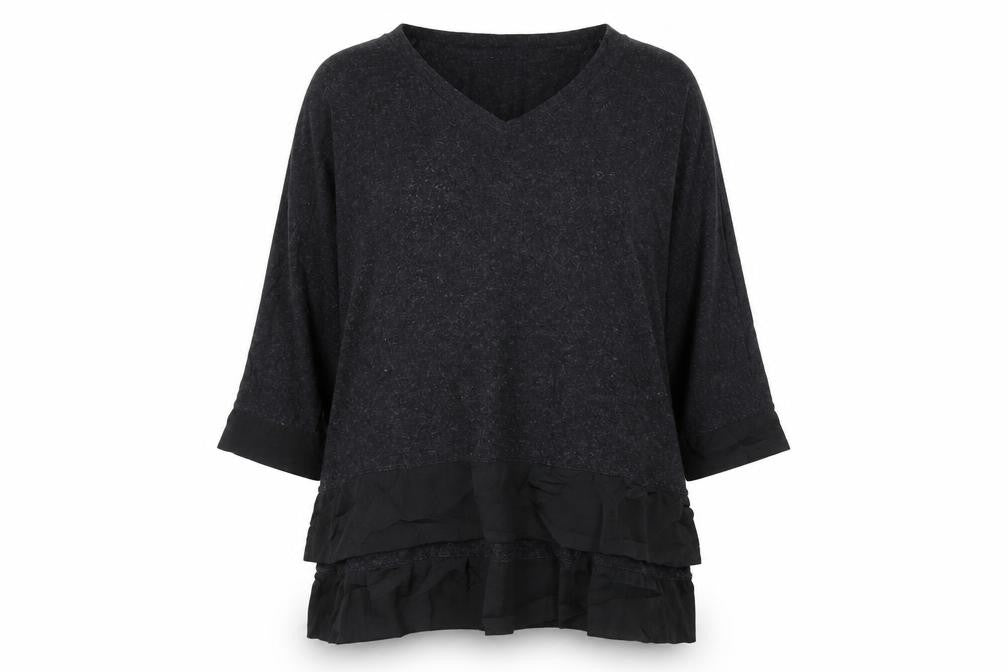 Womens UK Size 12 POMODORO Grey Pullover Jumper