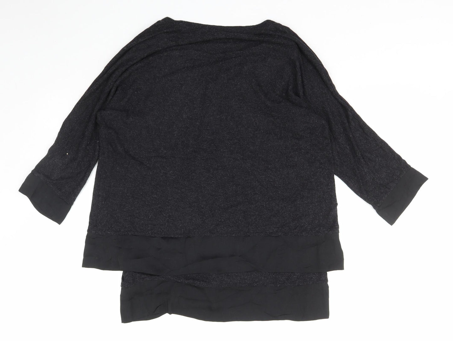 Womens UK Size 12 POMODORO Grey Pullover Jumper