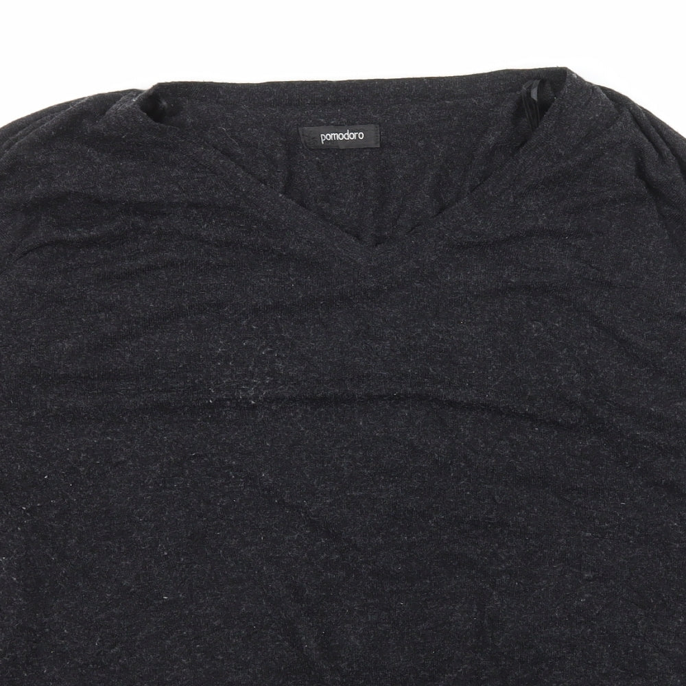 Womens UK Size 12 POMODORO Grey Pullover Jumper