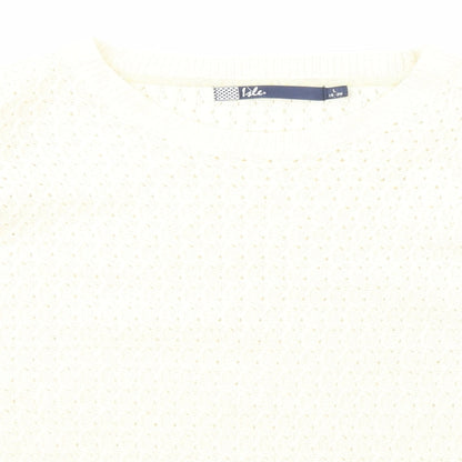 Womens UK Size L Ble Ivory Pullover Jumper