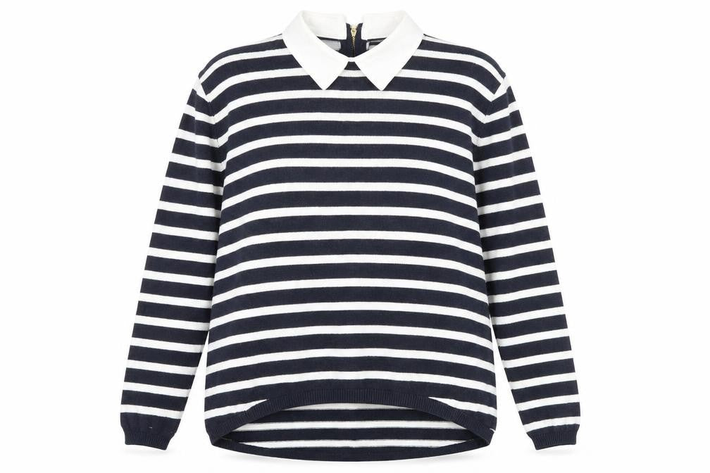 Womens UK Size 12 Atmosphere Blue Pullover Jumper