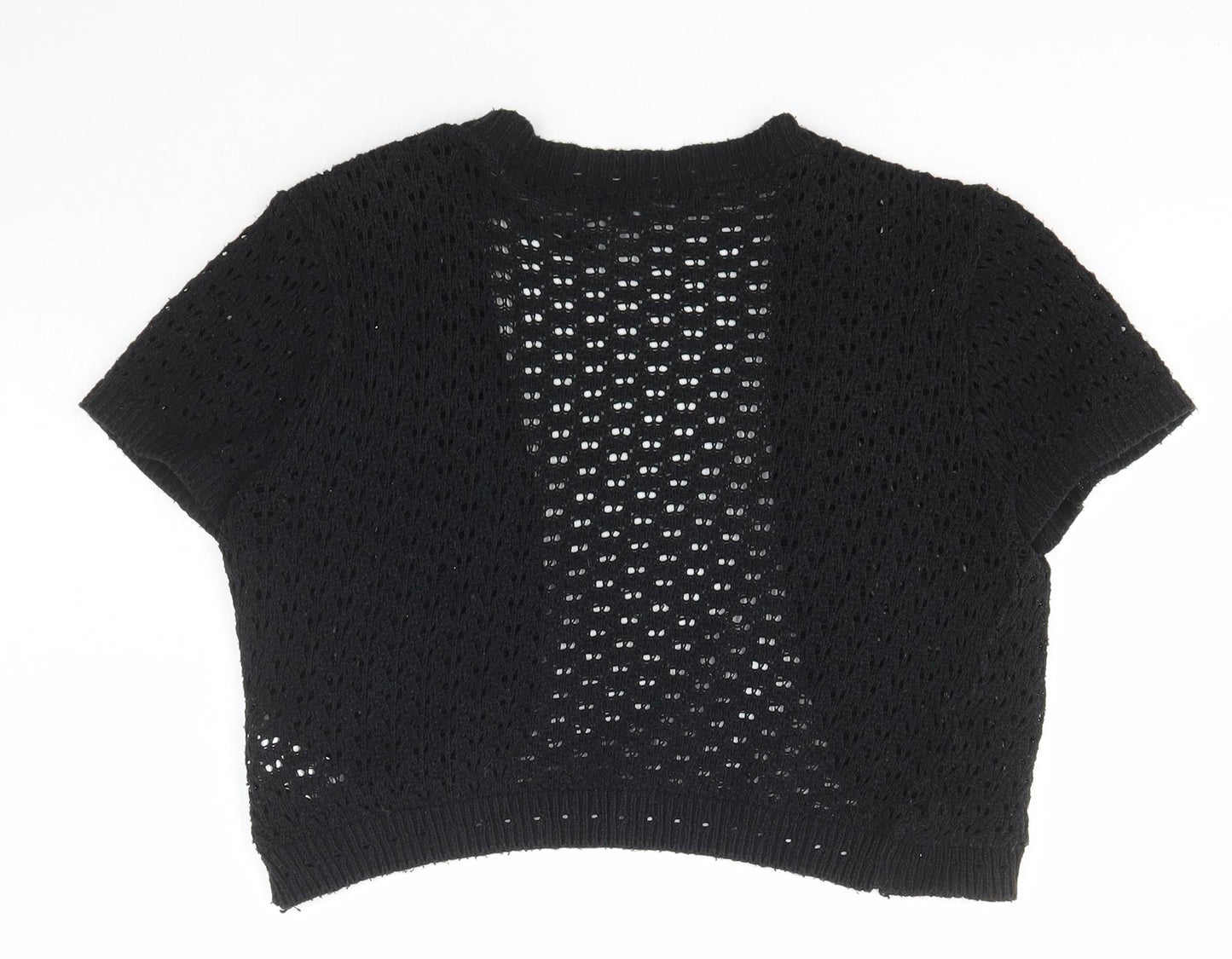 Womens UK Size 14 New Look Black Cardigan Jumper