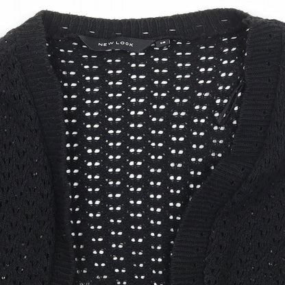 Womens UK Size 14 New Look Black Cardigan Jumper