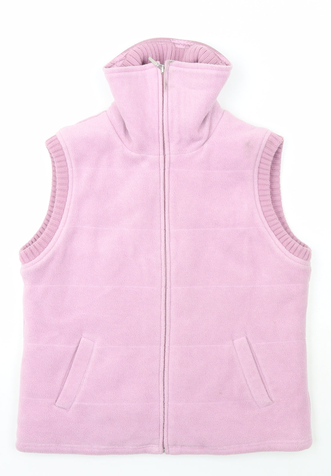 Womens UK Size 14 NEXT Pink Full Zip Jumper